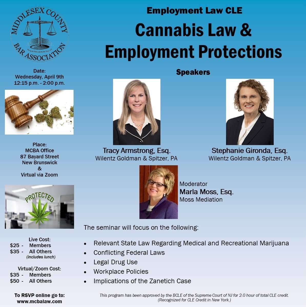 Middlesex - Cannabis law & employment protections