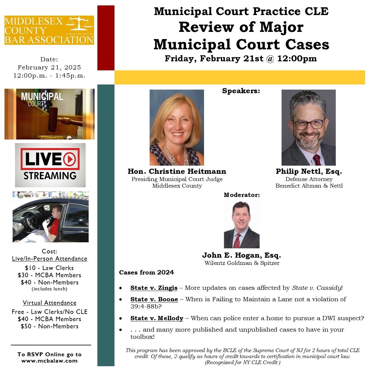 Middlesex - Review of major municipal course cases